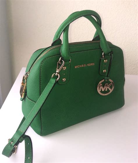 michael kors saffiano leder grün|Michael Kors saffiano crossbody.